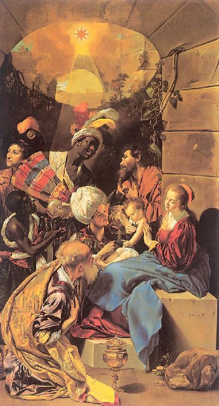 Maino, Juan Bautista del The Adoration of the Magi oil painting image